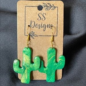 Polymer clay earrings